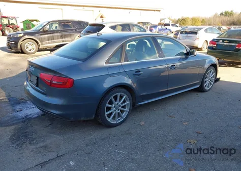 2014 Audi A4 2.0T Premium z USA, uszkodzony, nr VIN WAUFFAFL9EN006208
